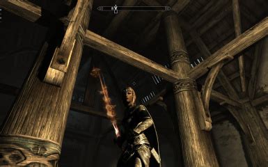 Fire Blade with fire fx at Skyrim Nexus .